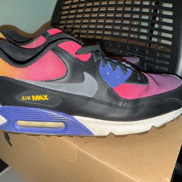 Rare Nike Air Max 90 SD Gradient Black Persian Violet Men's Sneakers, Size 9.5 - Picture 2 of 9